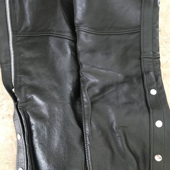 FMC Leather Motorcycle Chaps - Picture 11 of 16